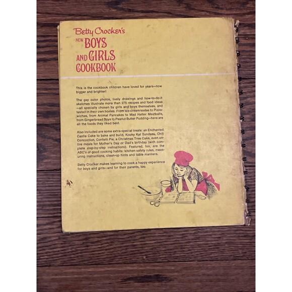 Betty Crocker's New Boys and Girls Cookbook Spiral Vintage Recipes 1970 - Picture 4 of 4